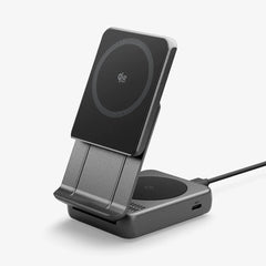 2-in-1 Magnetic Qi2.2 Wireless Charger | EF302MOQ (Mag Fit)