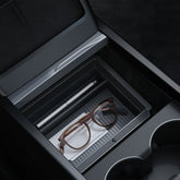 Tesla Series - Sliding Center Console Organizer Upper Tray | 2-Section