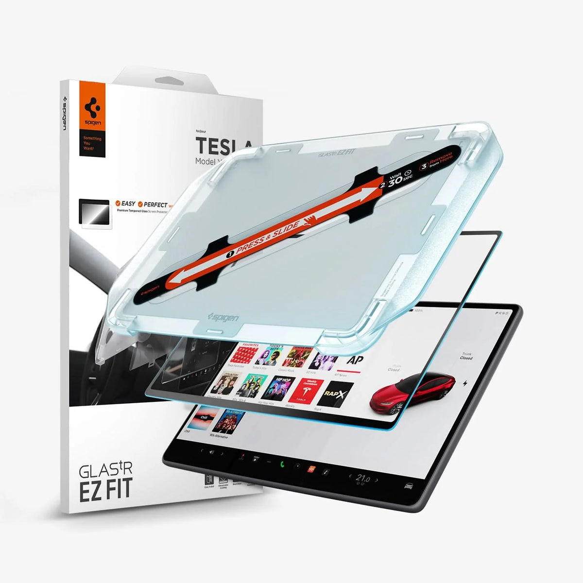 Tesla Series - Screen Protector GLAS.tR EZ Fit | Anti-Glare